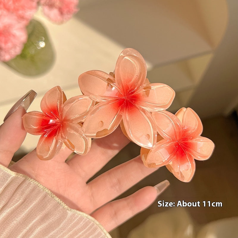 Large Flower Hair clips - 3pcs