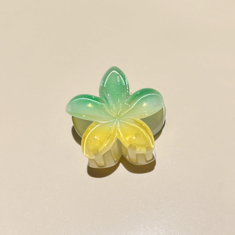 Candy Color Plumeria Rubra Grabber Clip Headdress