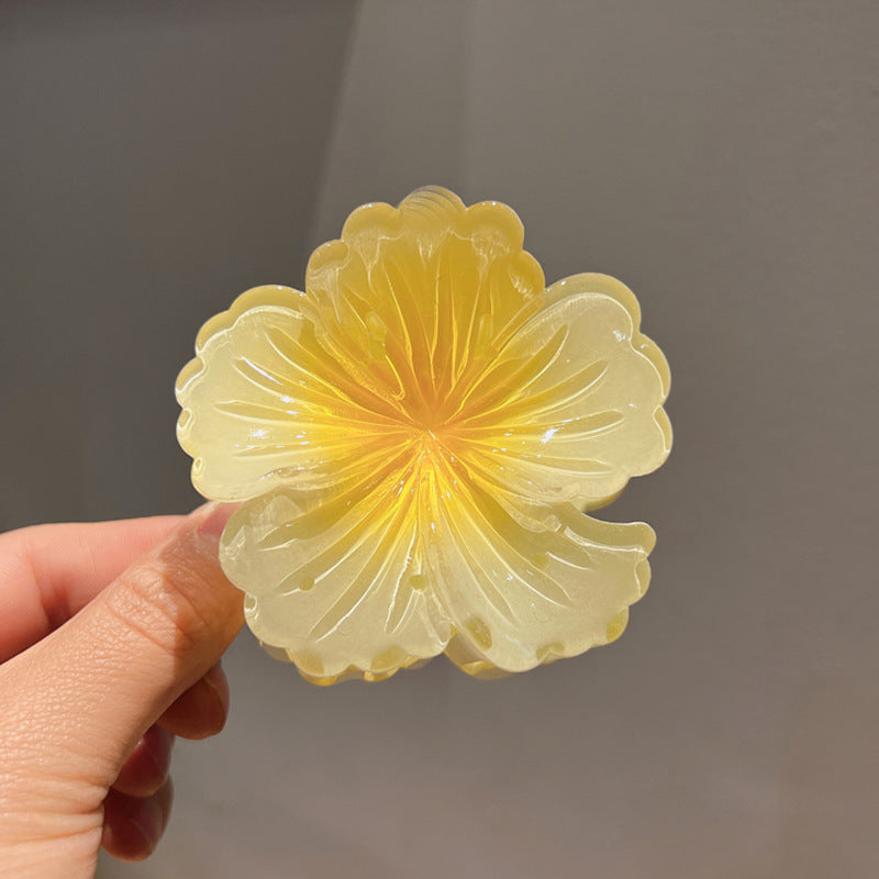 8cm Flower Hair Clips in different colors