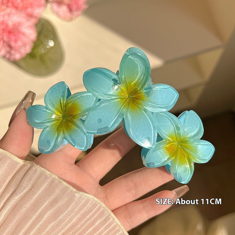 Large Flower Hair clips - 3pcs