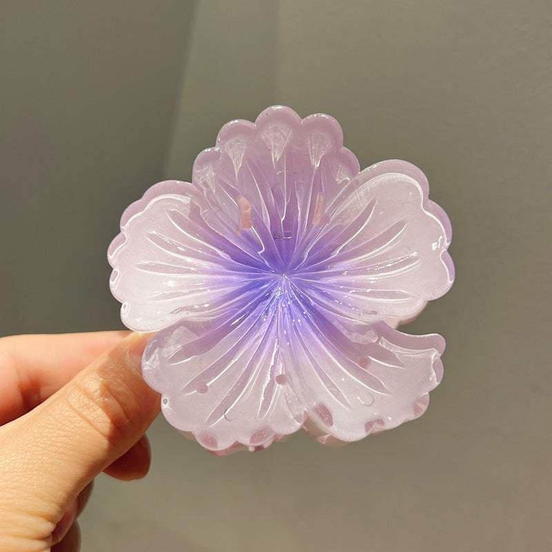 8cm Flower Hair Clips in different colors