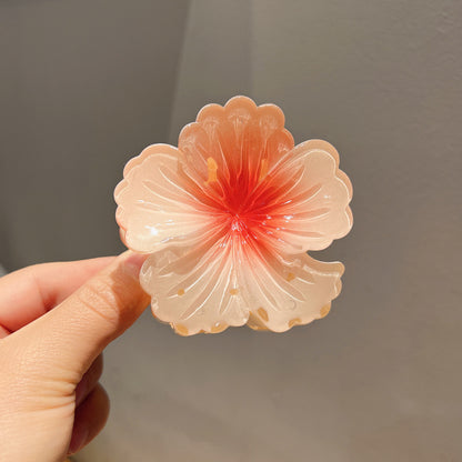 8cm Flower Hair Clips in different colors