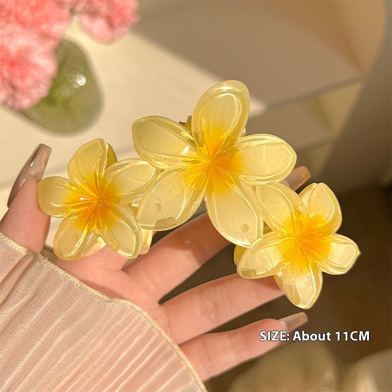 Large Flower Hair clips - 3pcs