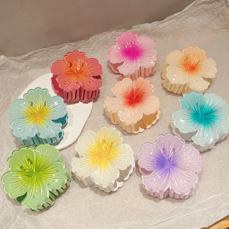 8cm Flower Hair Clips in different colors