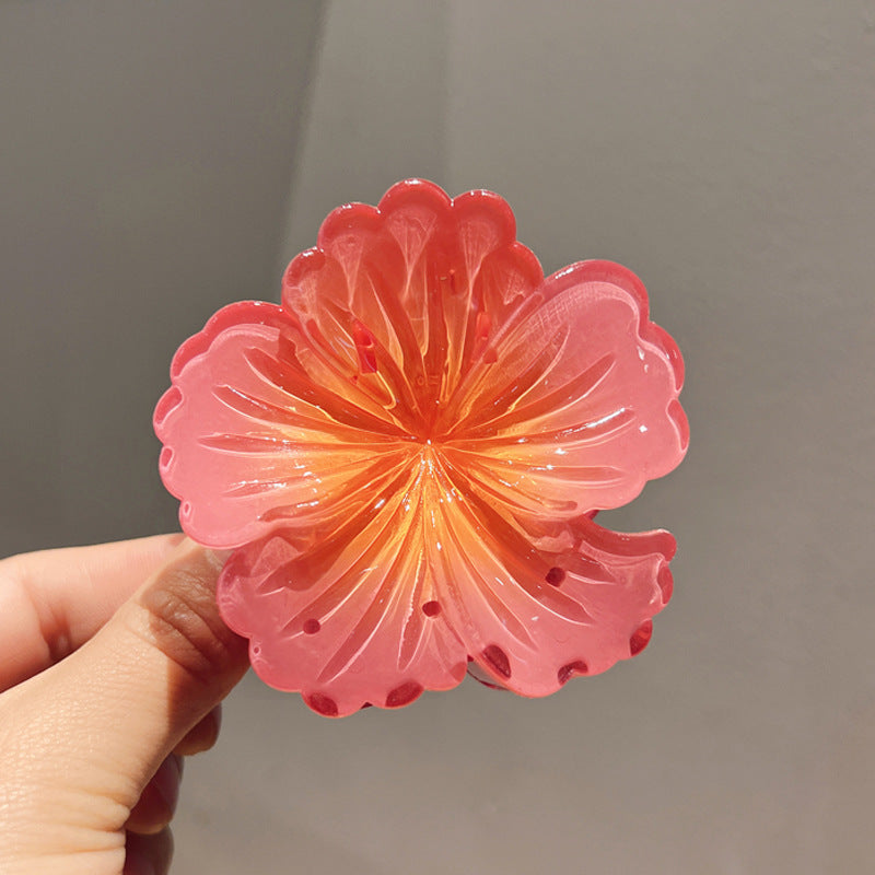 8cm Flower Hair Clips in different colors