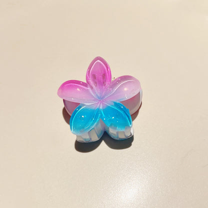 Candy Color Plumeria Rubra Grabber Clip Headdress