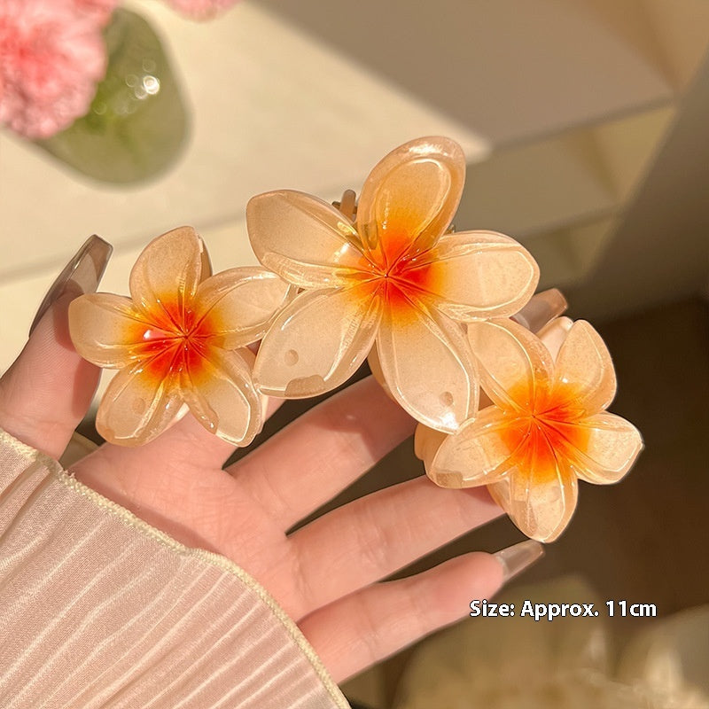 Large Flower Hair clips - 3pcs