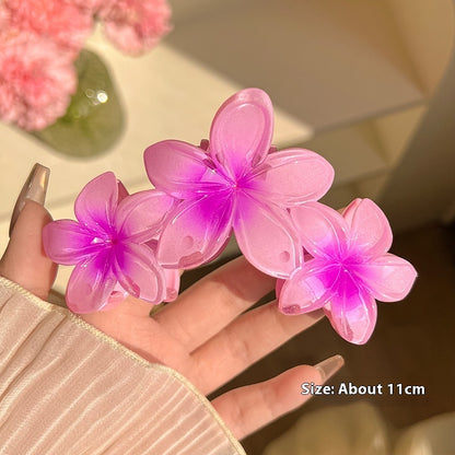 Large Flower Hair clips - 3pcs