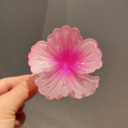 8cm Flower Hair Clips in different colors